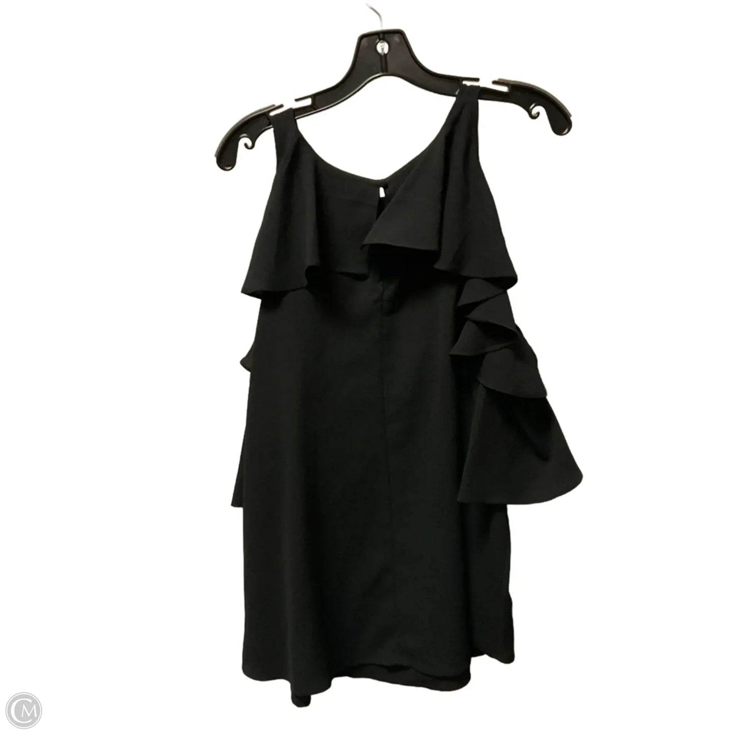 Top Short Sleeve Basic By Umgee In Black, Size: L