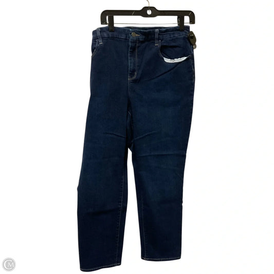 Jeans Skinny By Chicos In Blue Denim, Size: 16