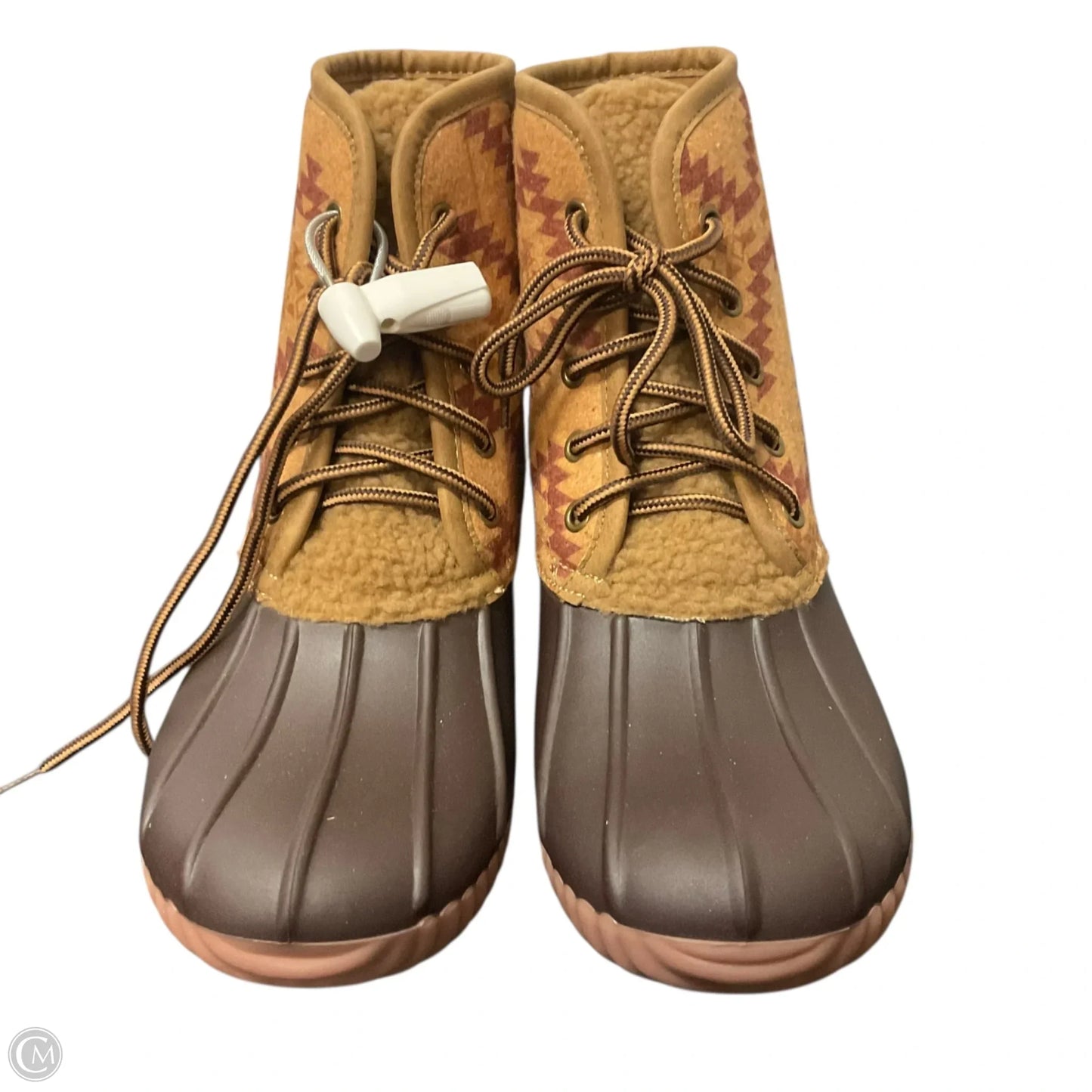 Boots Ankle Flats By Simply Southern In Brown, Size: 8