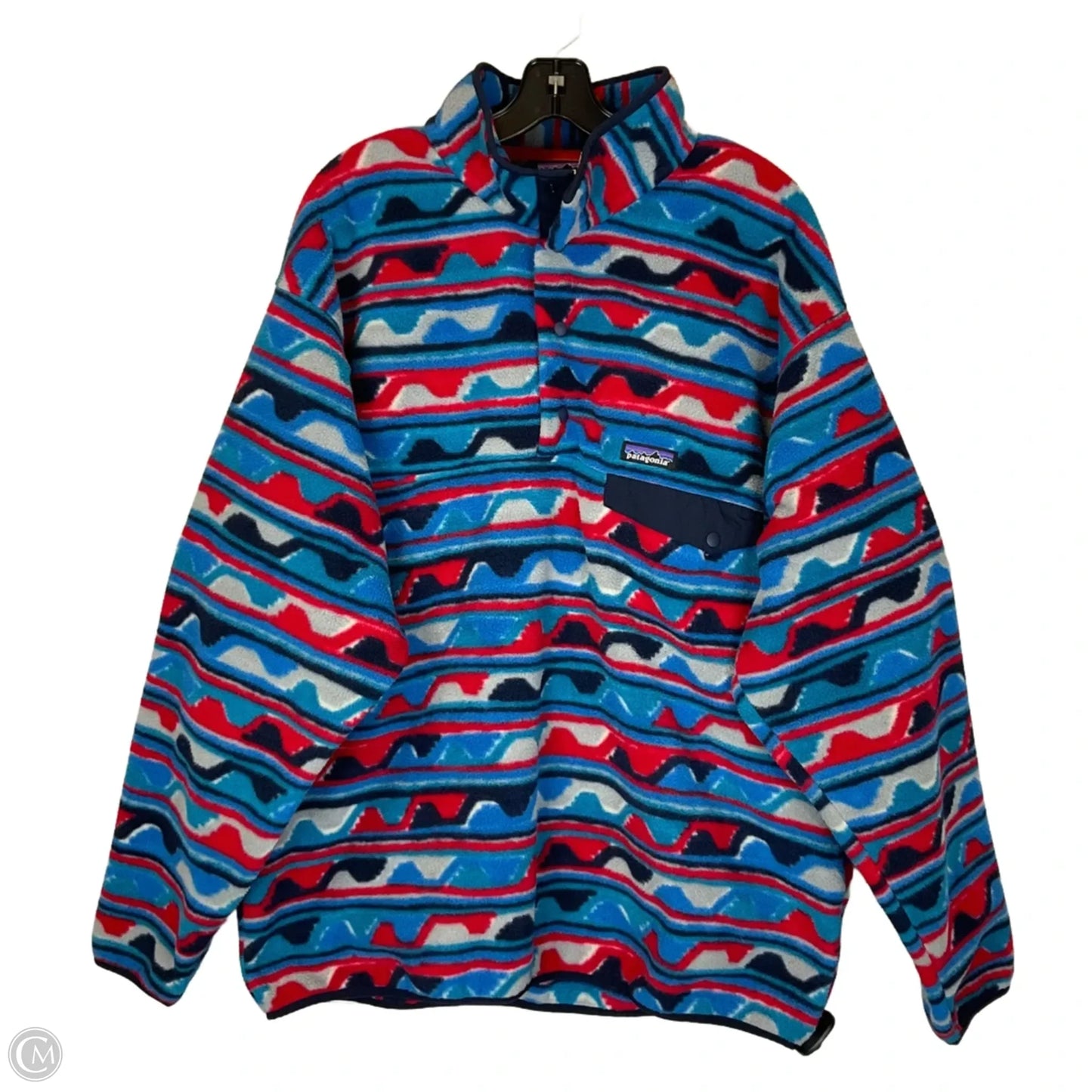 Sweatshirt Collar By Patagonia In Blue, Size: Xxl