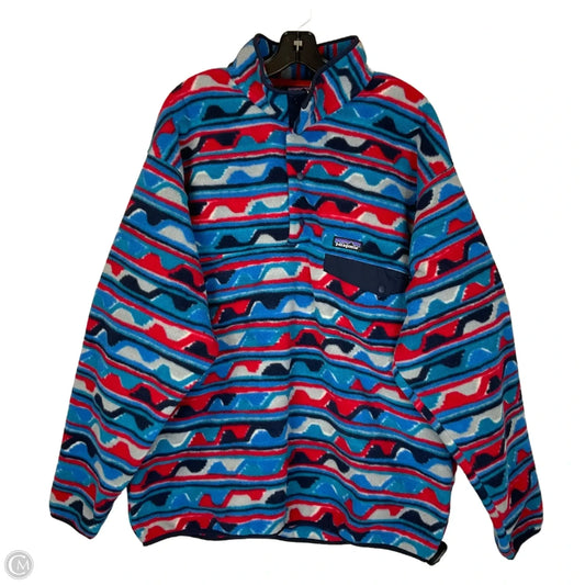 Sweatshirt Collar By Patagonia In Blue, Size: Xxl