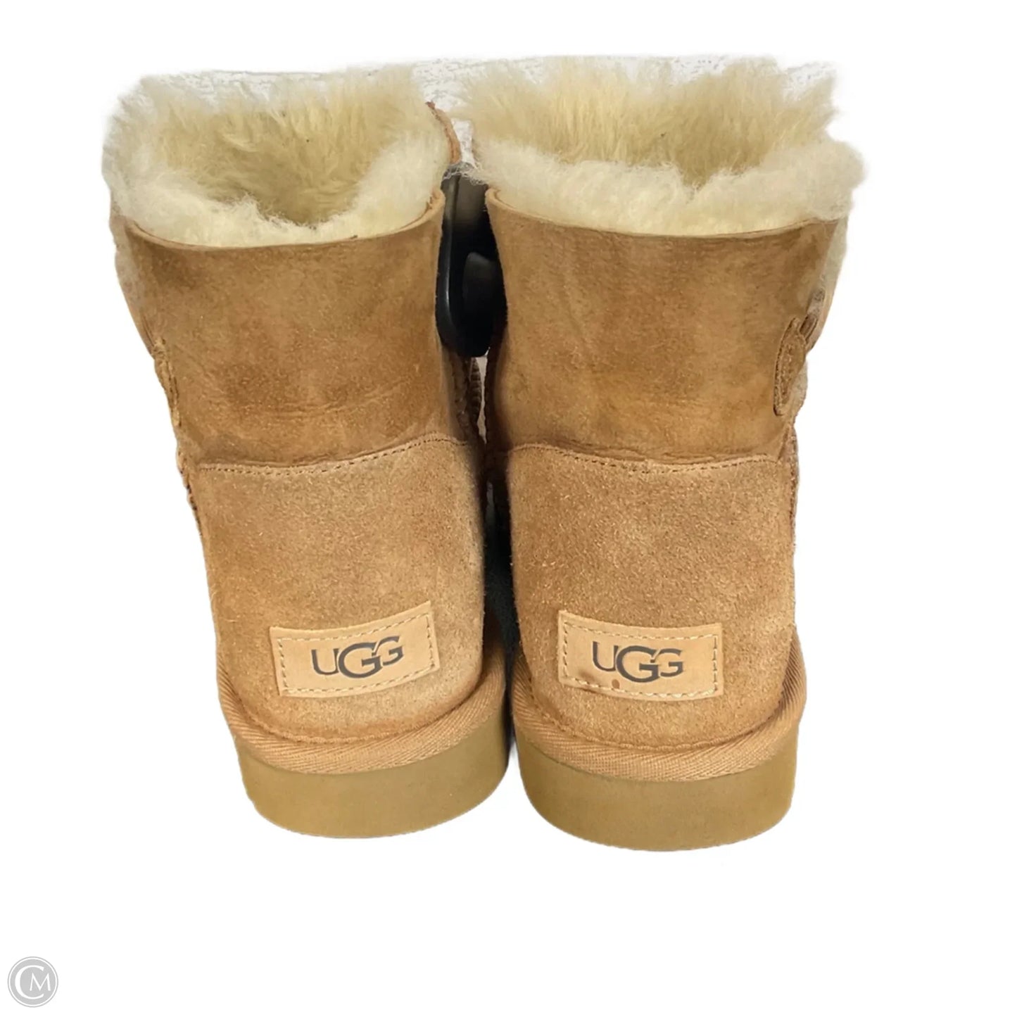 Boots Designer By Ugg In Brown, Size: 8
