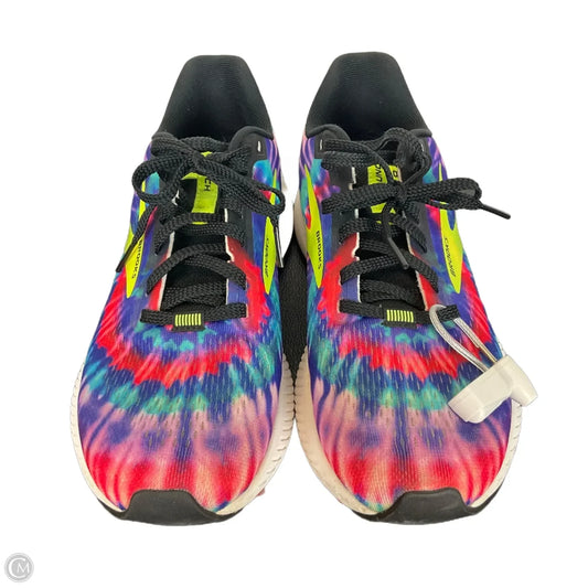 Shoes Athletic By Brooks In Tie Dye Print, Size: 8.5