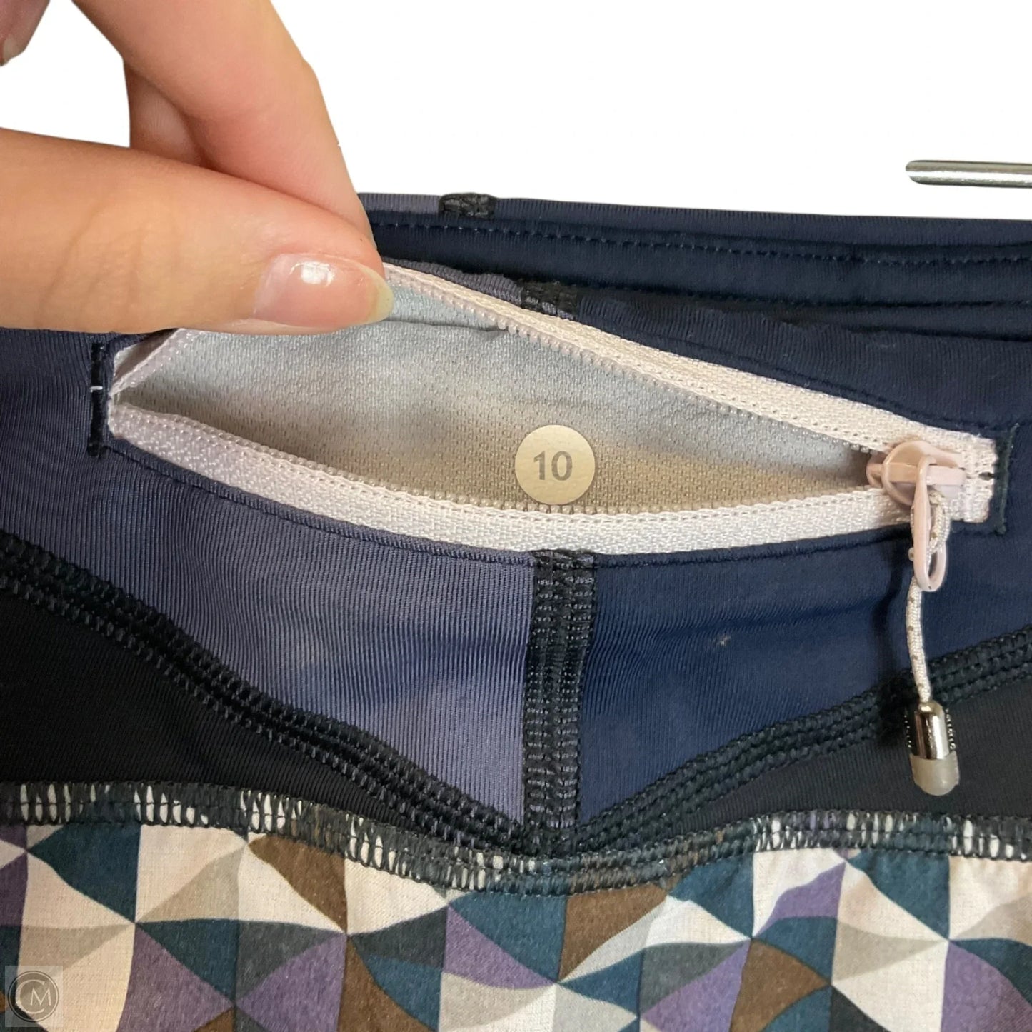 Athletic Shorts By Lululemon In Purple, Size: 10