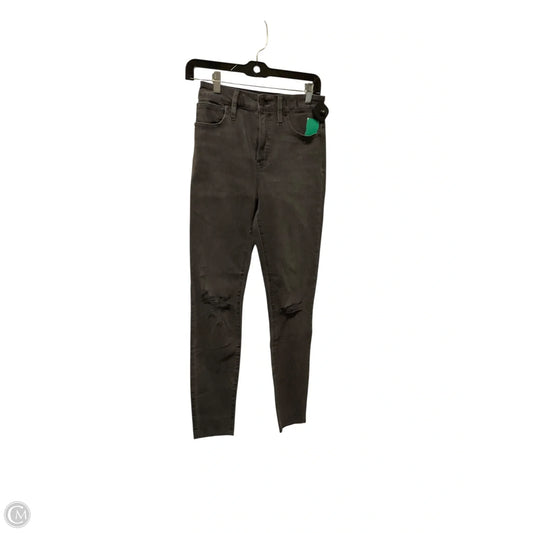 Jeans Skinny By Madewell In Black Denim, Size: 2