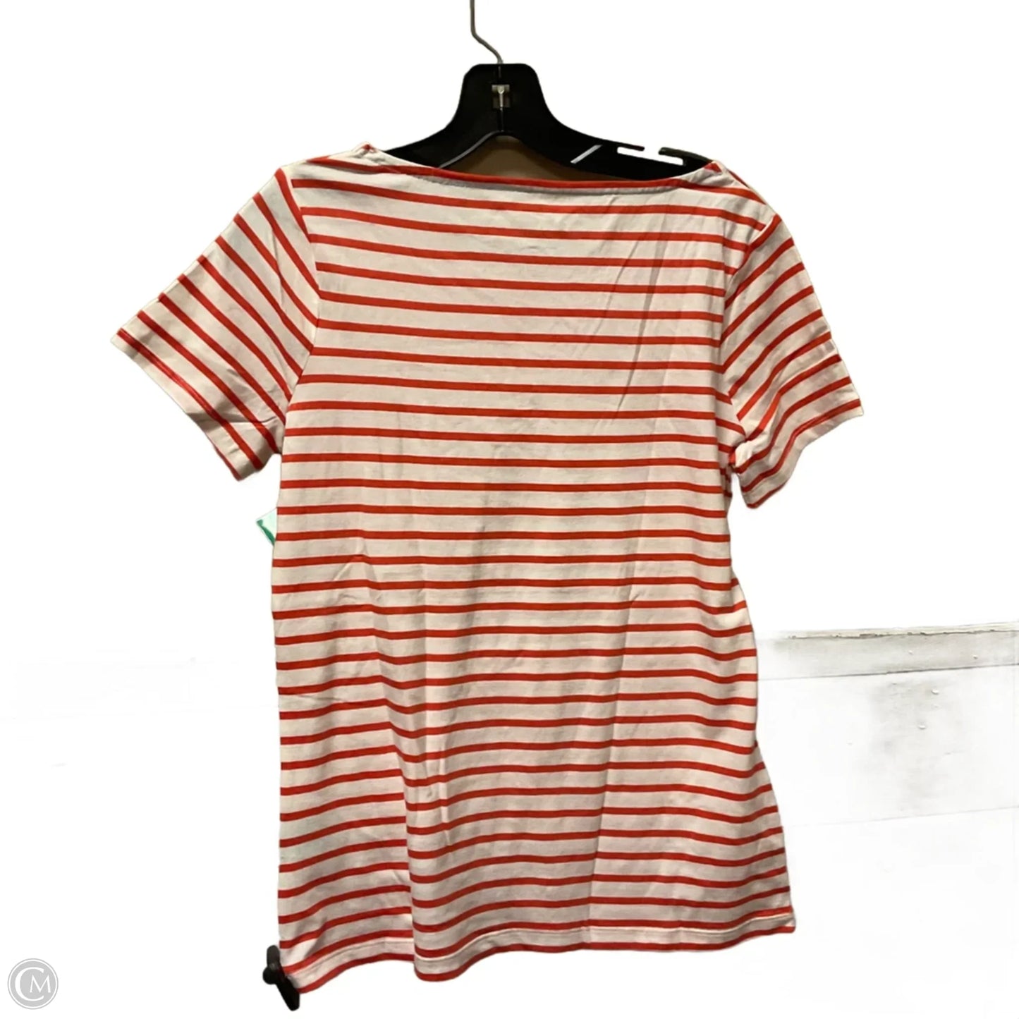 Top Short Sleeve Basic By Boden In Striped Pattern, Size: S