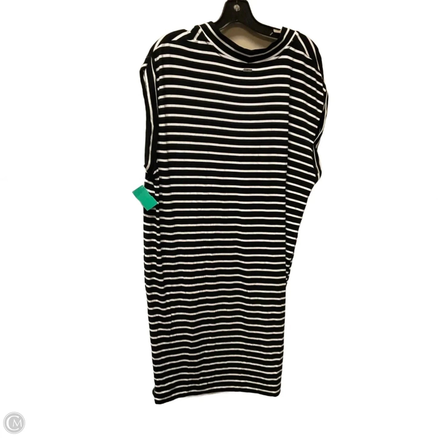 Dress Casual Short By Calvin Klein In Striped Pattern, Size: L