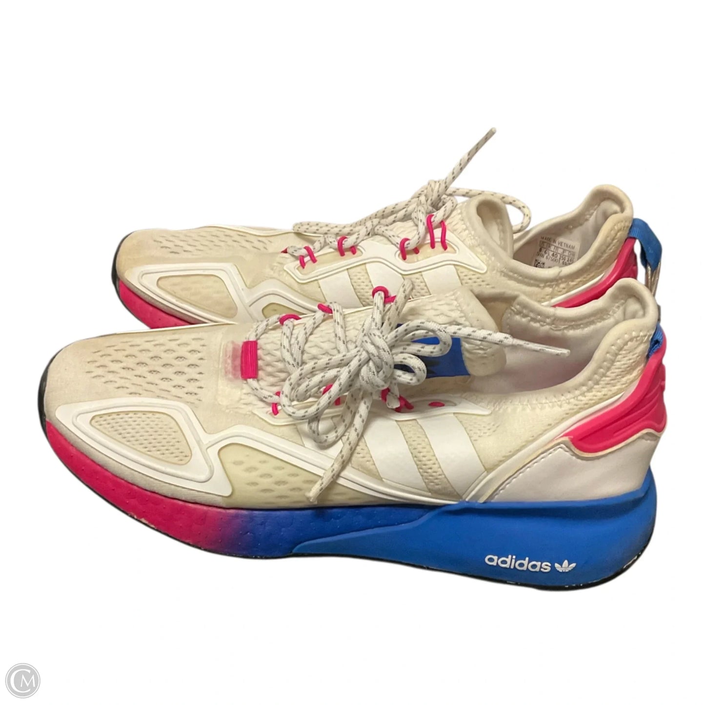 Shoes Athletic By Adidas In White, Size: 8