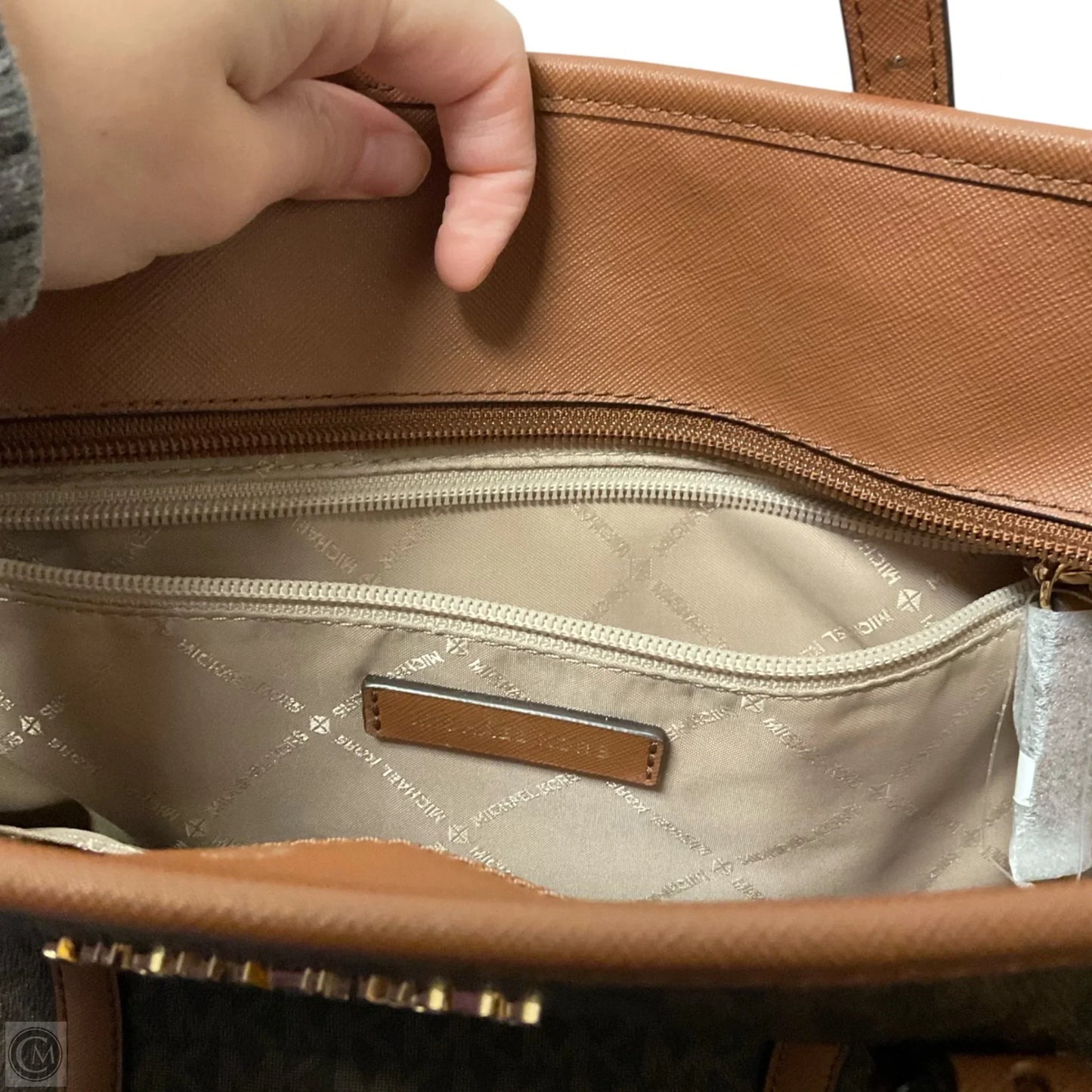 Handbag Designer By Michael Kors, Size: Medium