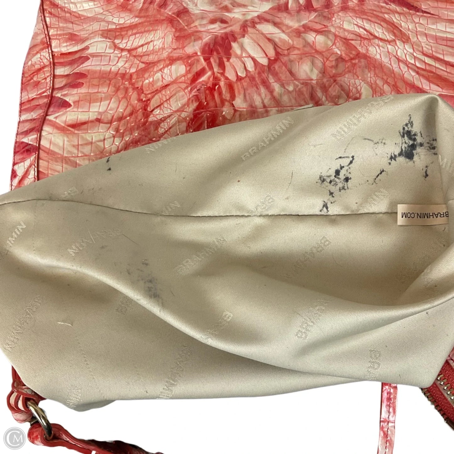 Handbag Designer By Brahmin, Size: Medium