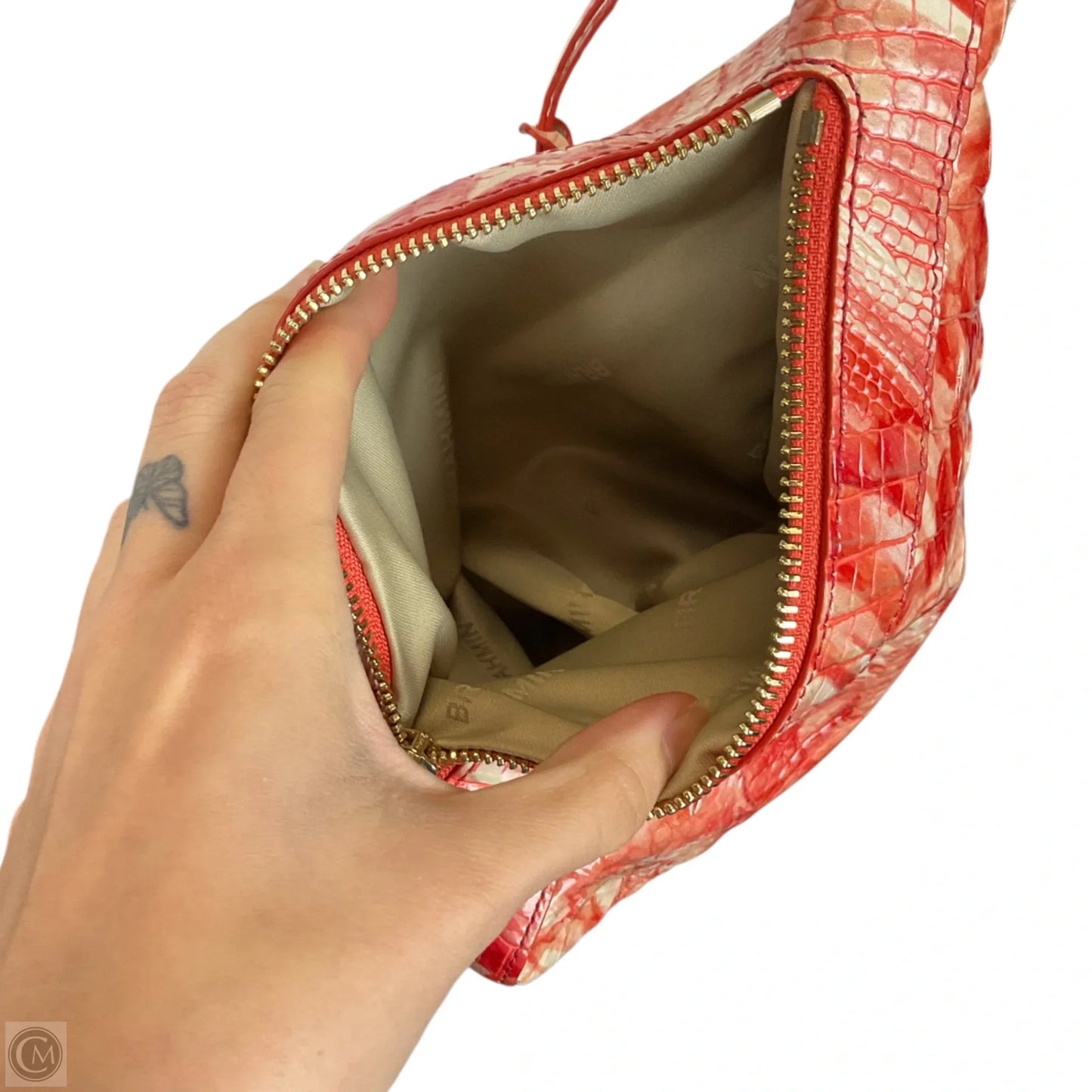 Handbag Designer By Brahmin, Size: Medium