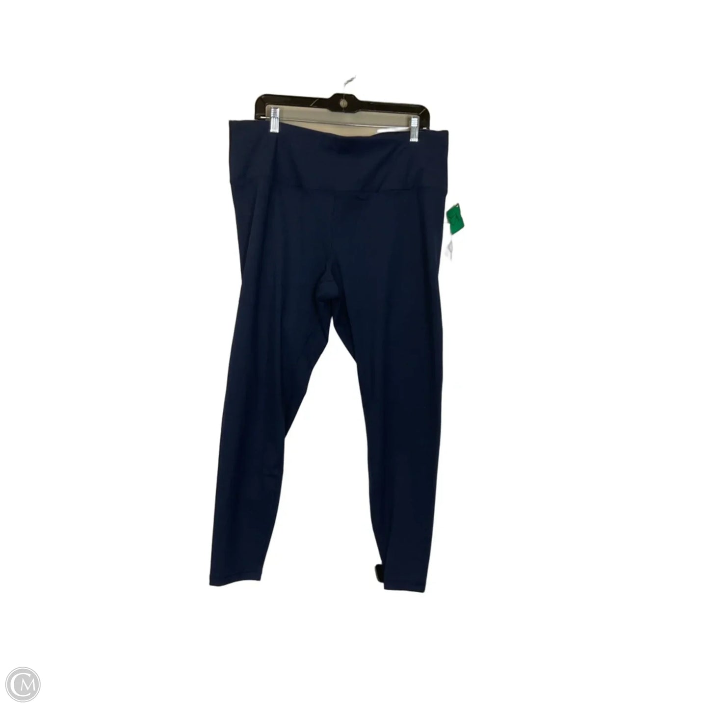 Athletic Leggings By Yogalicious In Blue, Size: 2x