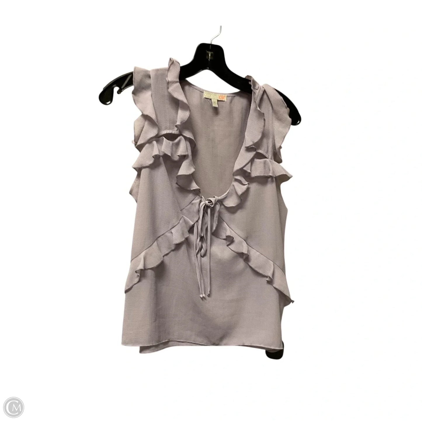 Top Sleeveless By Gb In Purple, Size: M