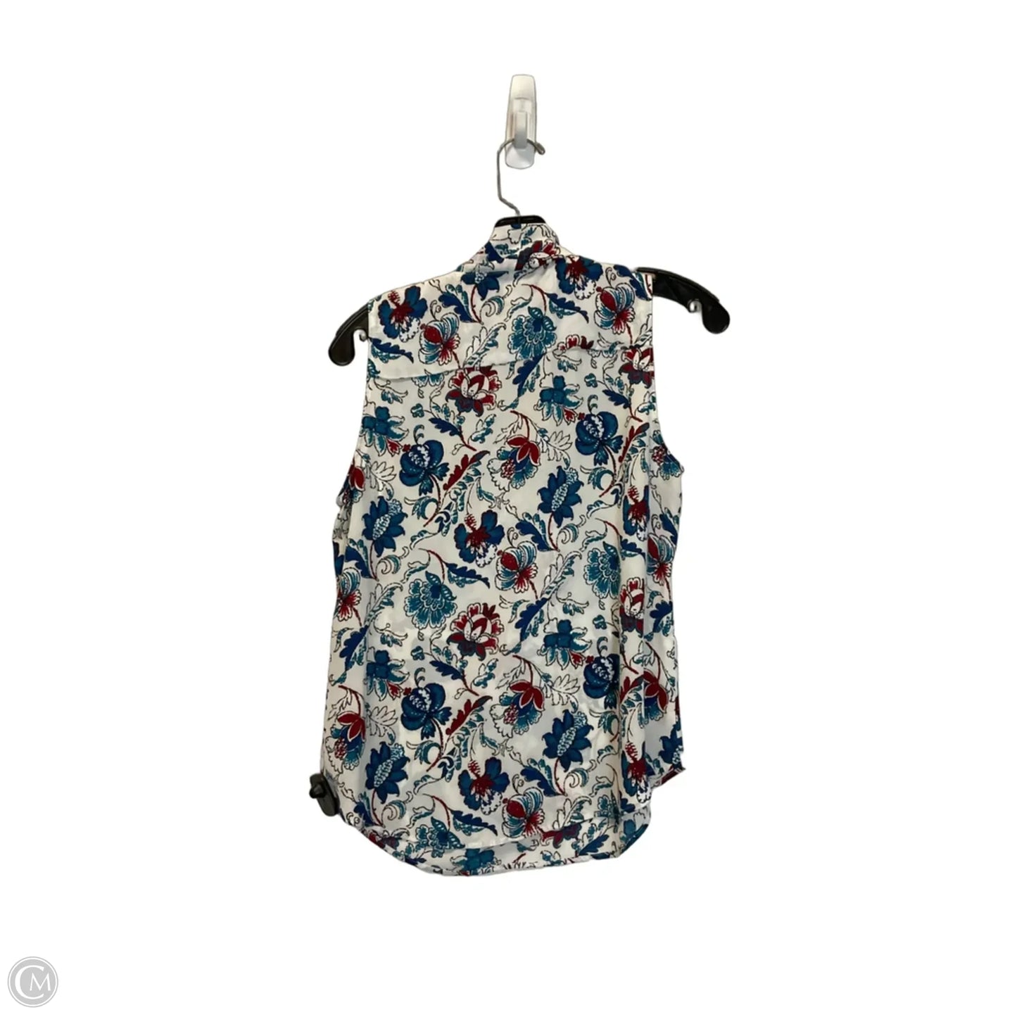 Top Sleeveless By Ann Taylor In Floral Print, Size: Xs