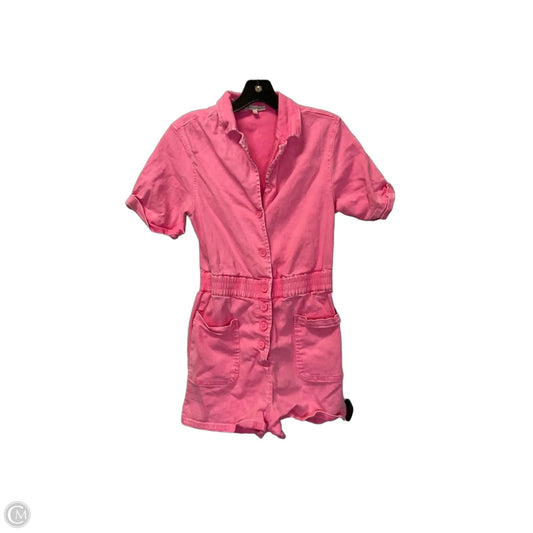 Romper By Skies Are Blue In Pink Denim, Size: S