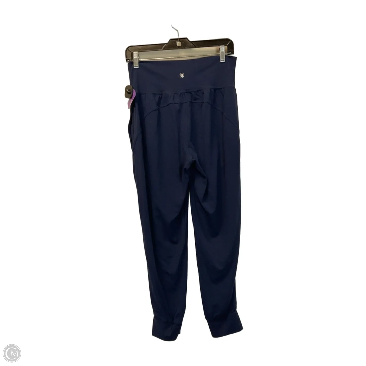 Athletic Leggings By Athleta In Navy, Size: M