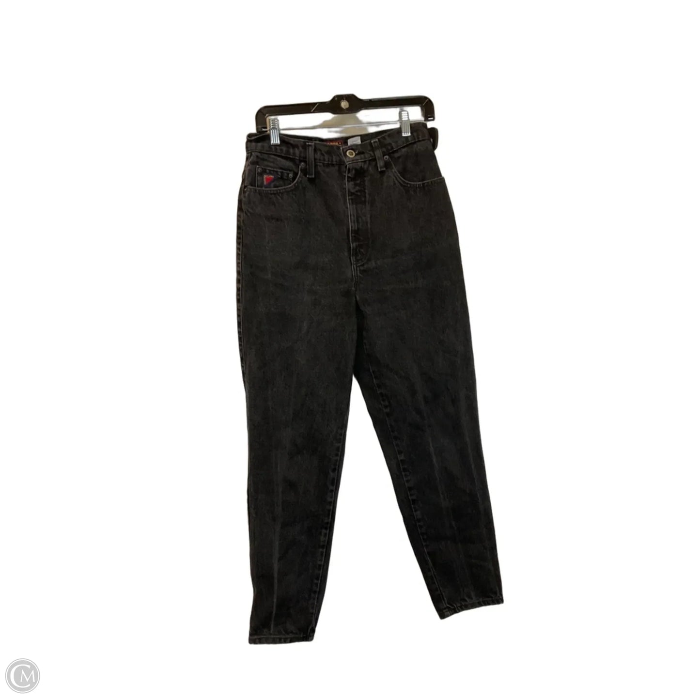Jeans Straight By Faded Glory In Black Denim, Size: 12