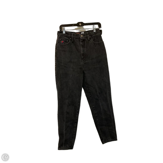 Jeans Straight By Faded Glory In Black Denim, Size: 12