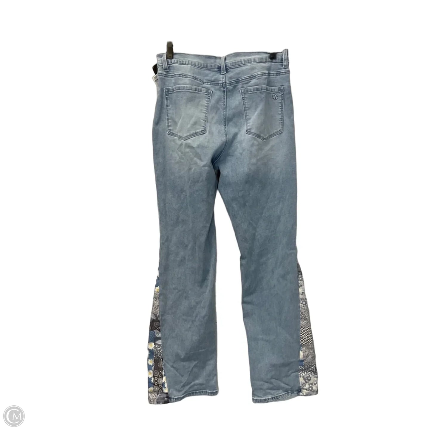 Jeans Straight By Dg2 In Blue Denim, Size: 12