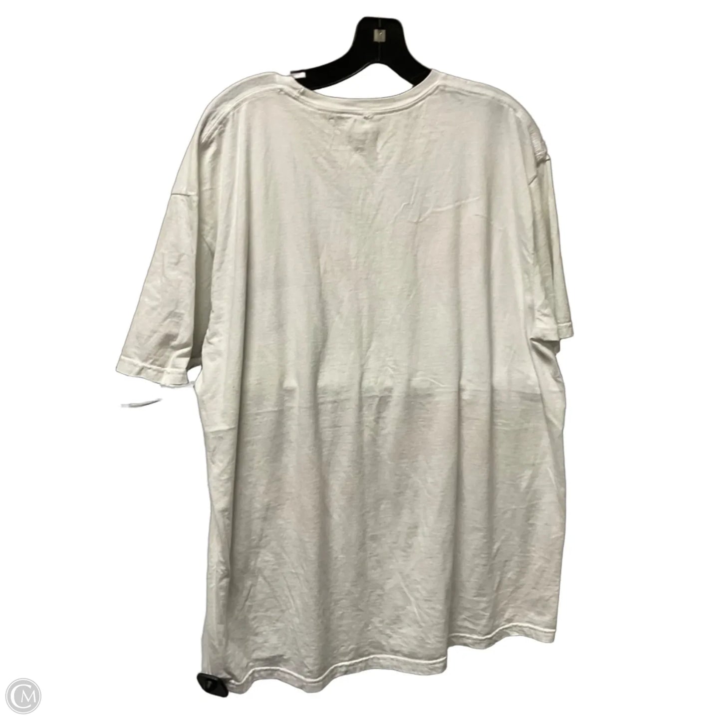 Top Short Sleeve Basic By Clothes Mentor In White, Size: Xl