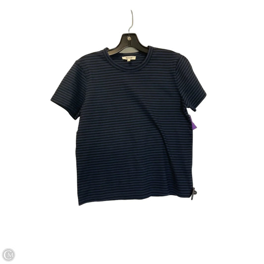 Top Short Sleeve Basic By Madewell In Striped Pattern, Size: S