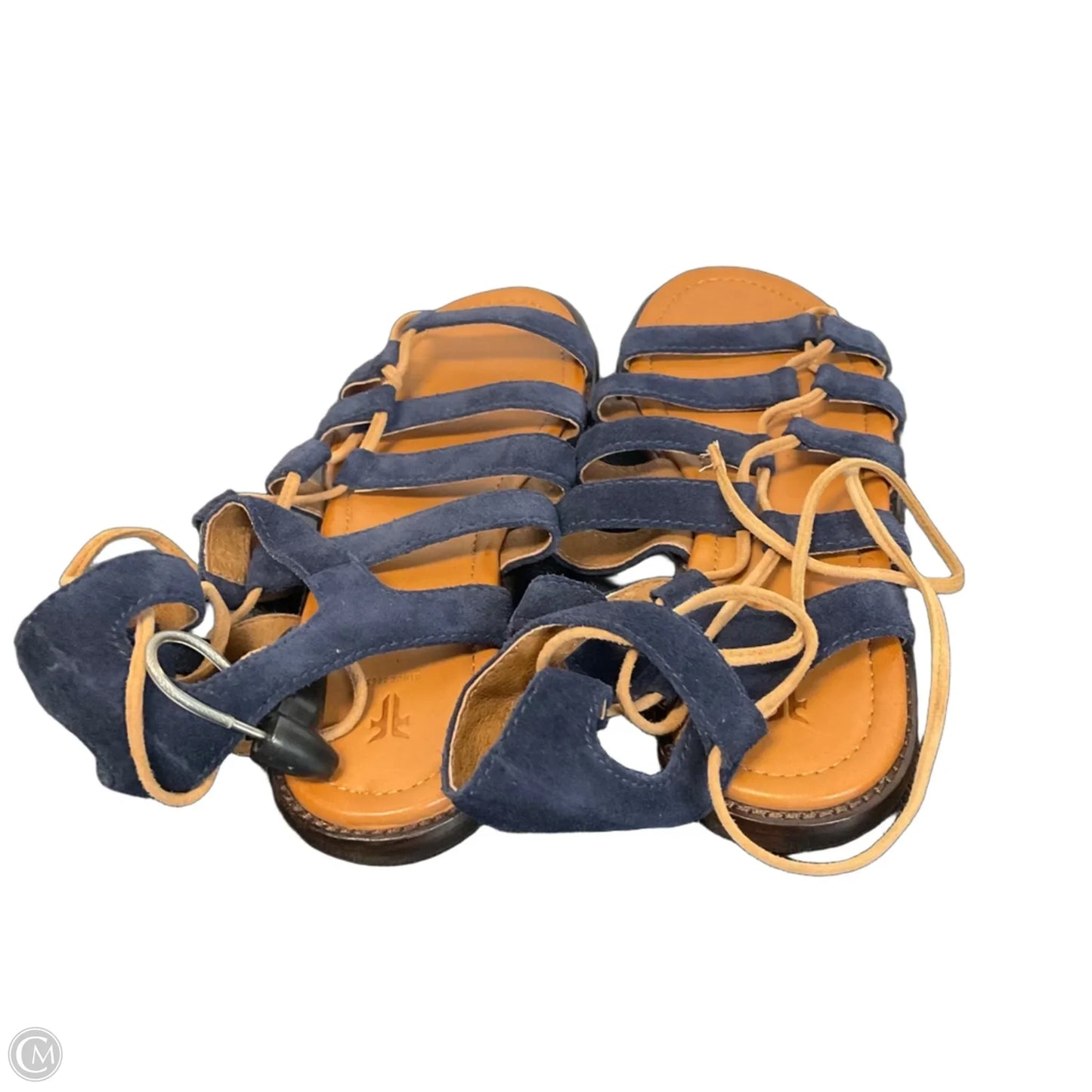 Sandals Designer By Frye In Blue, Size: 8.5