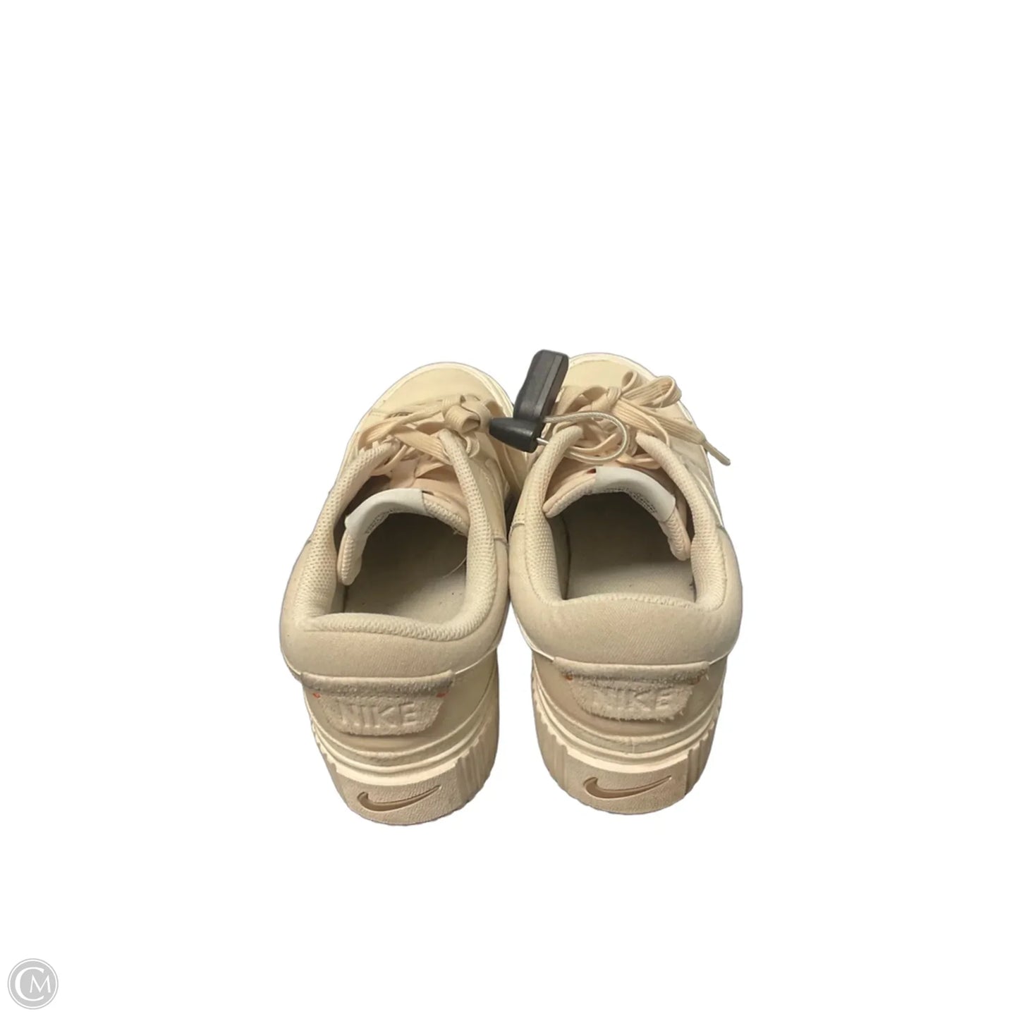 Shoes Athletic By Nike In Cream, Size: 8