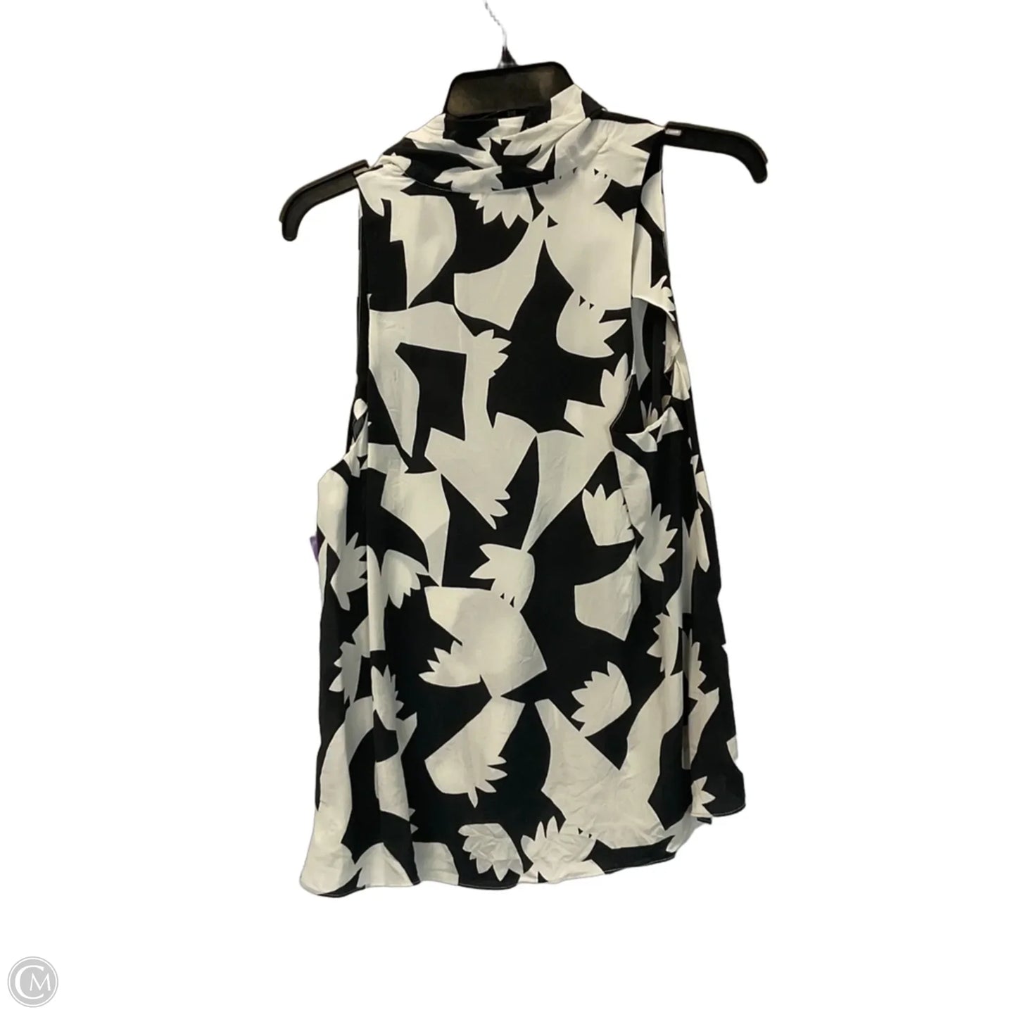 Top Sleeveless By Joie In Black & White, Size: M