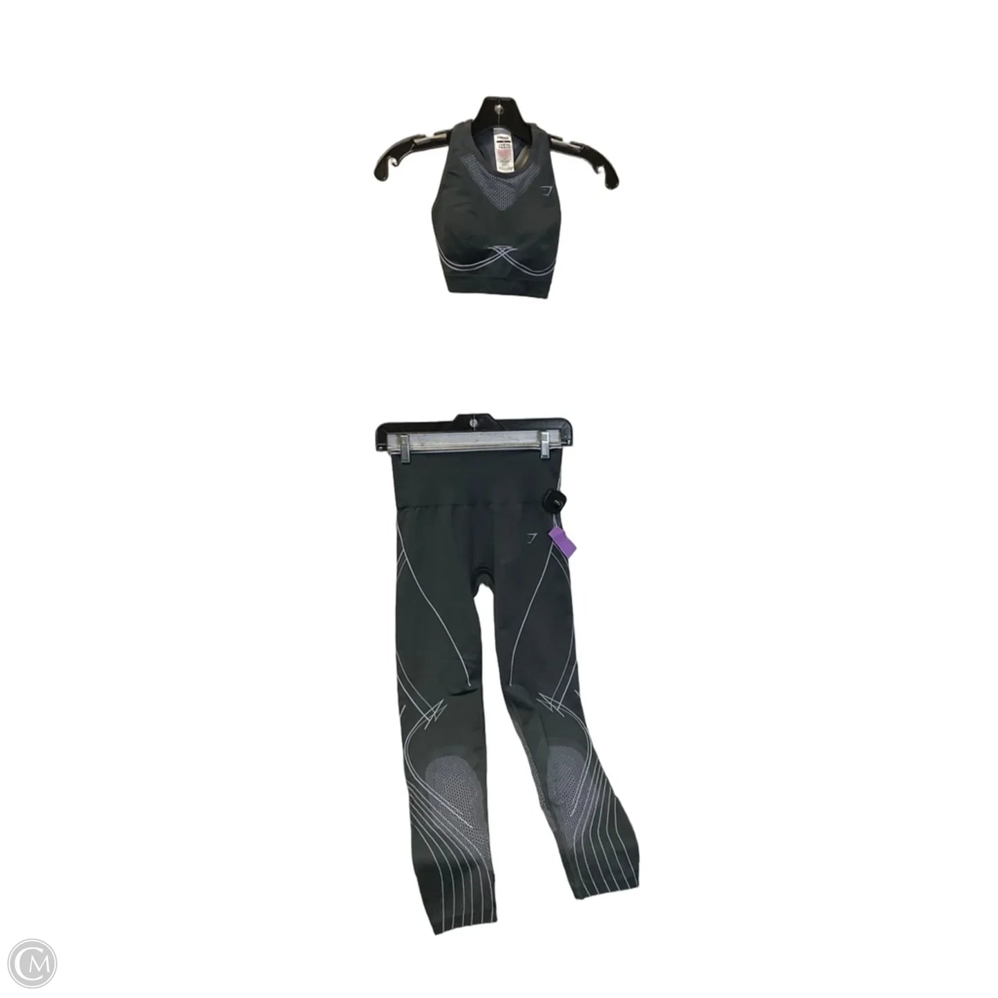 Athletic Pants 2pc By Gym Shark In Grey, Size: Xs