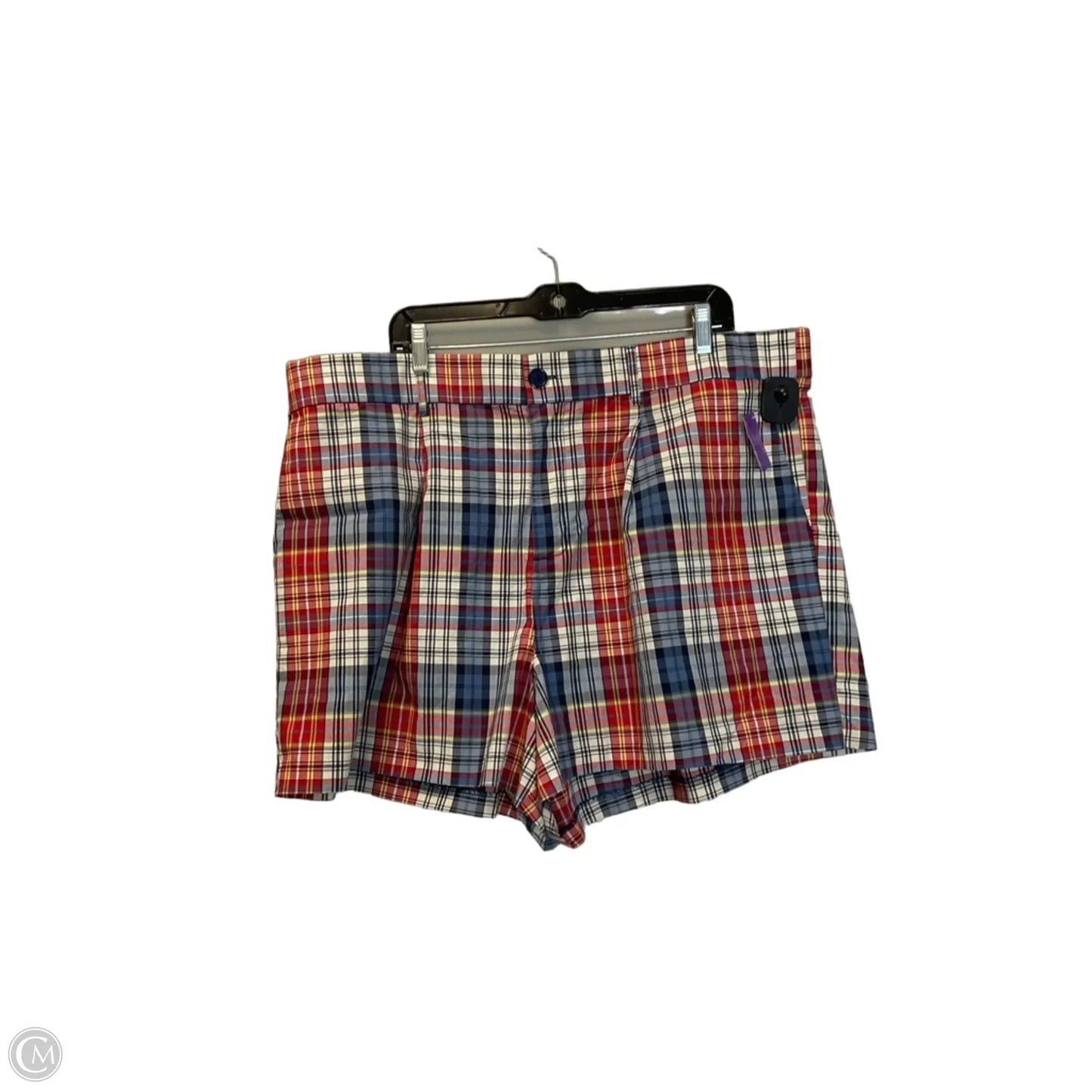 Shorts By Clothes Mentor In Plaid Pattern, Size: 20