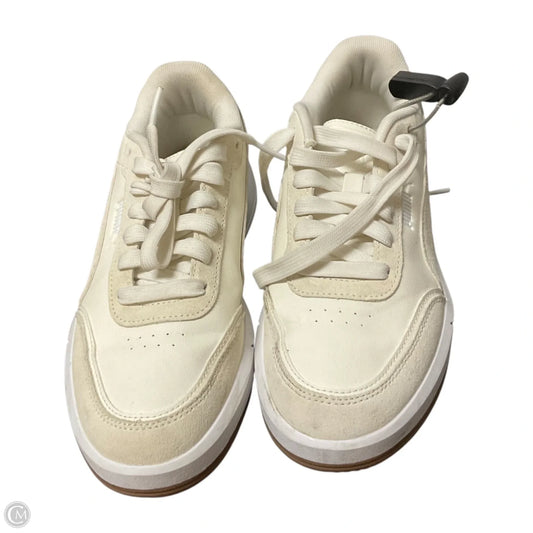Shoes Athletic By Puma In Cream, Size: 8