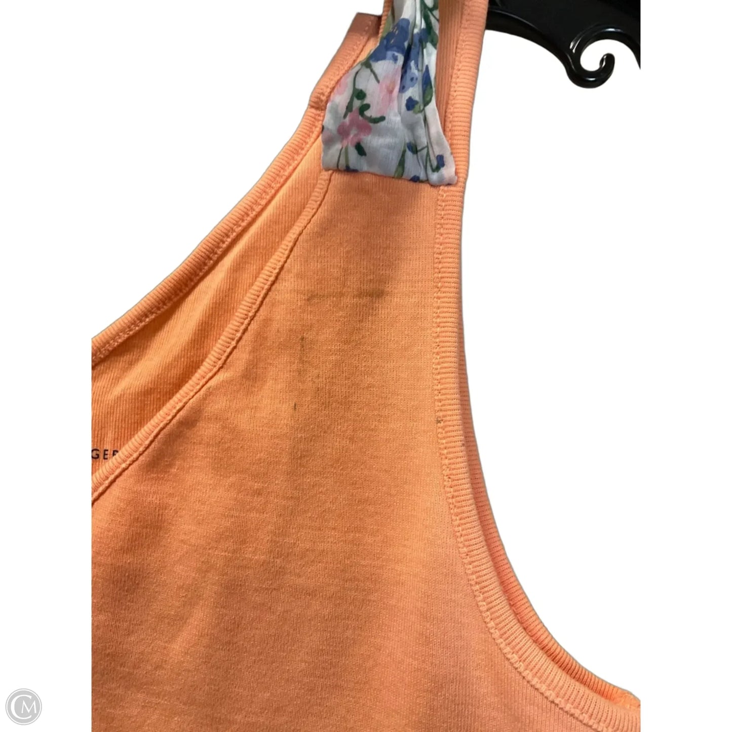 Top Sleeveless By Tommy Hilfiger In Orange, Size: S