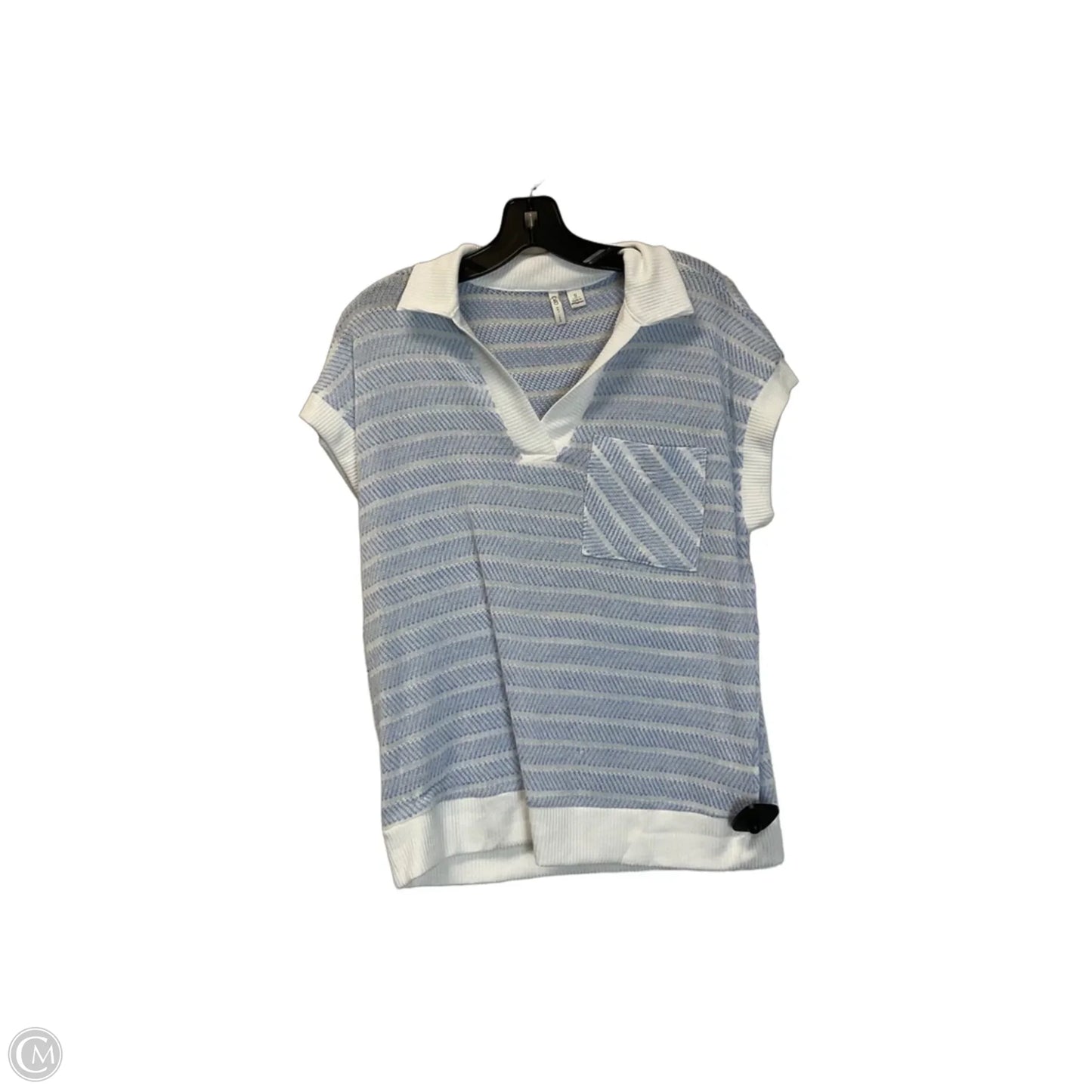 Top Short Sleeve By Cato In Blue, Size: S