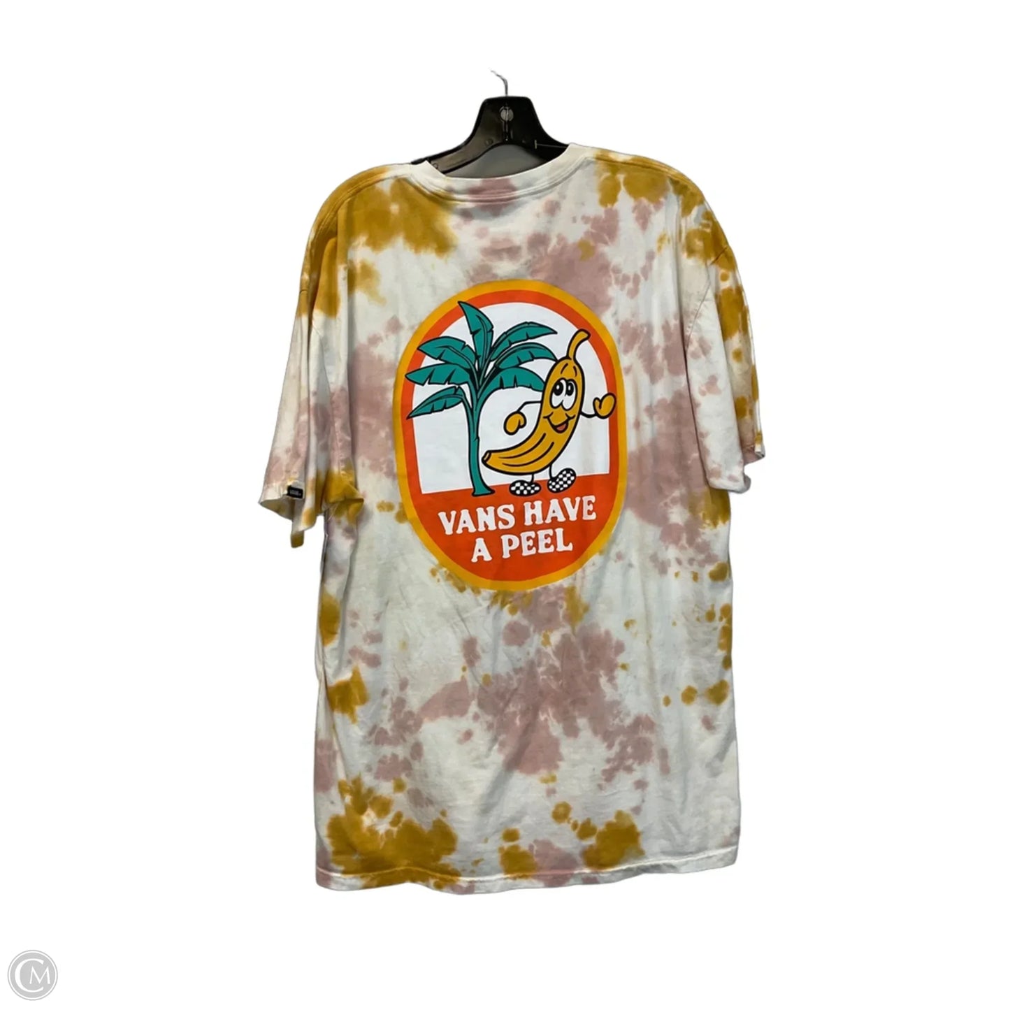 Top Short Sleeve Basic By Vans In Tortoise Shell Print, Size: Xl