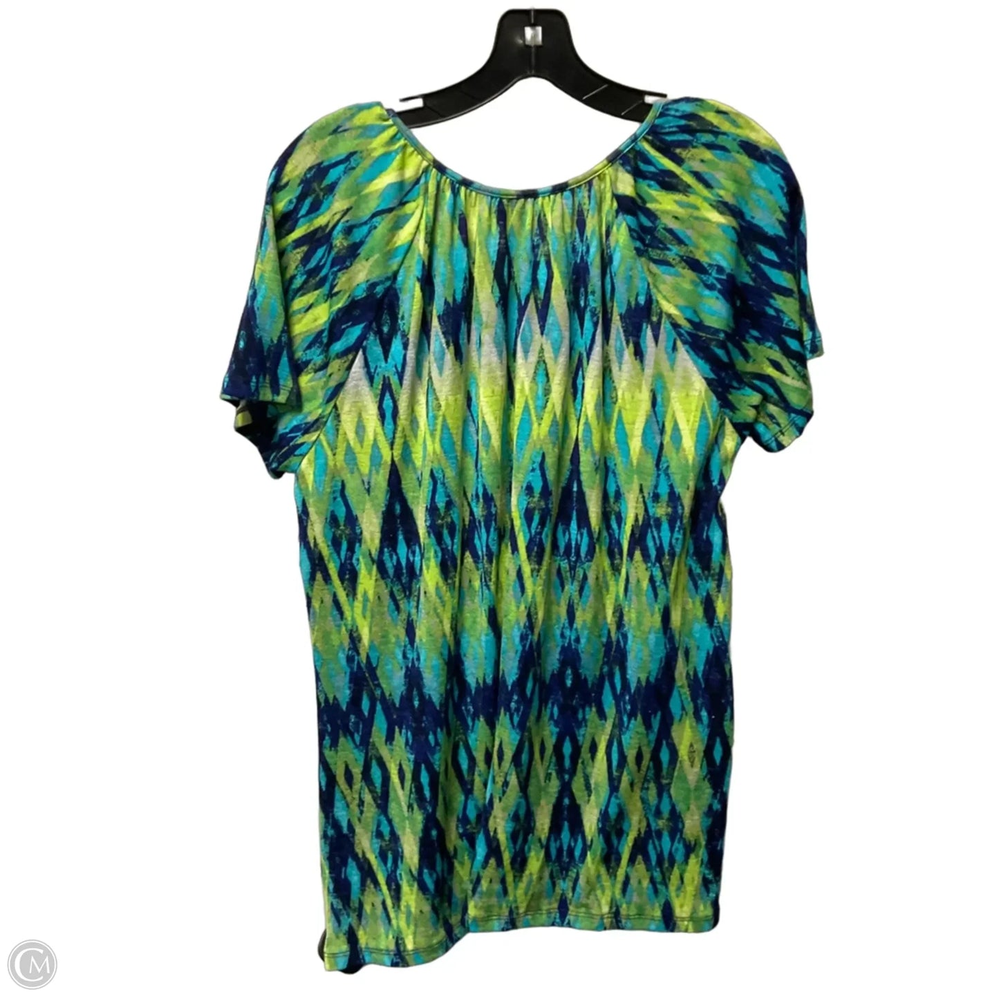 Top Short Sleeve By Clothes Mentor In Green, Size: Xl