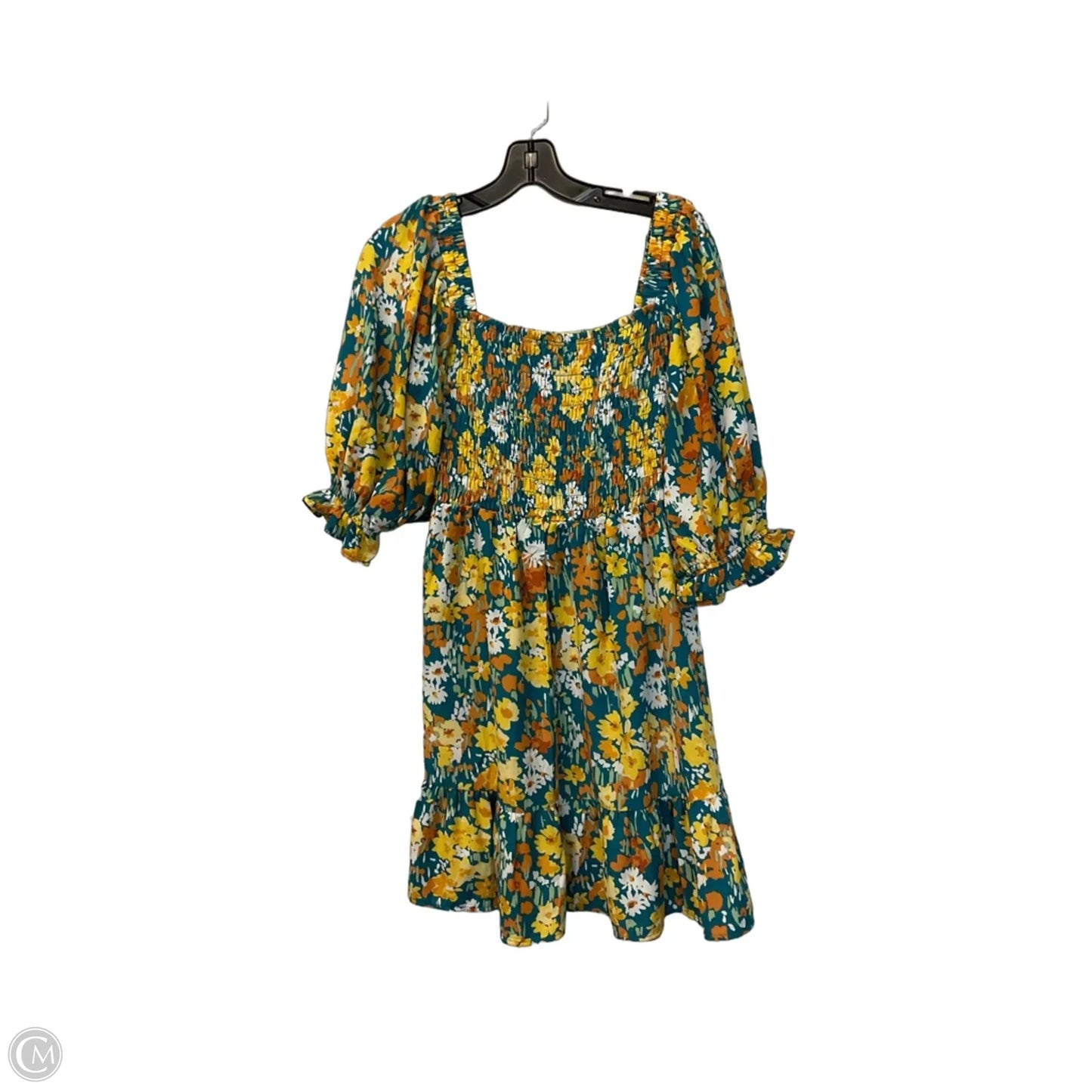 Dress Casual Short By Jessica Simpson In Floral Print, Size: M