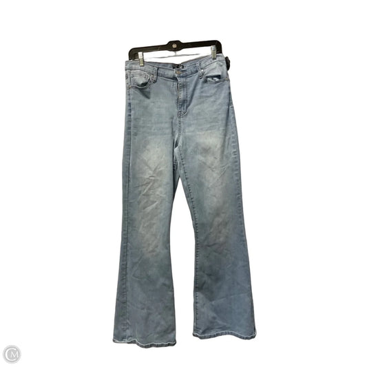 Jeans Flared By Fashion Nova In Blue Denim, Size: 10