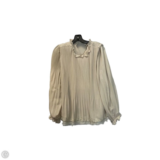 Top Long Sleeve By Cato In Yellow, Size: Xl