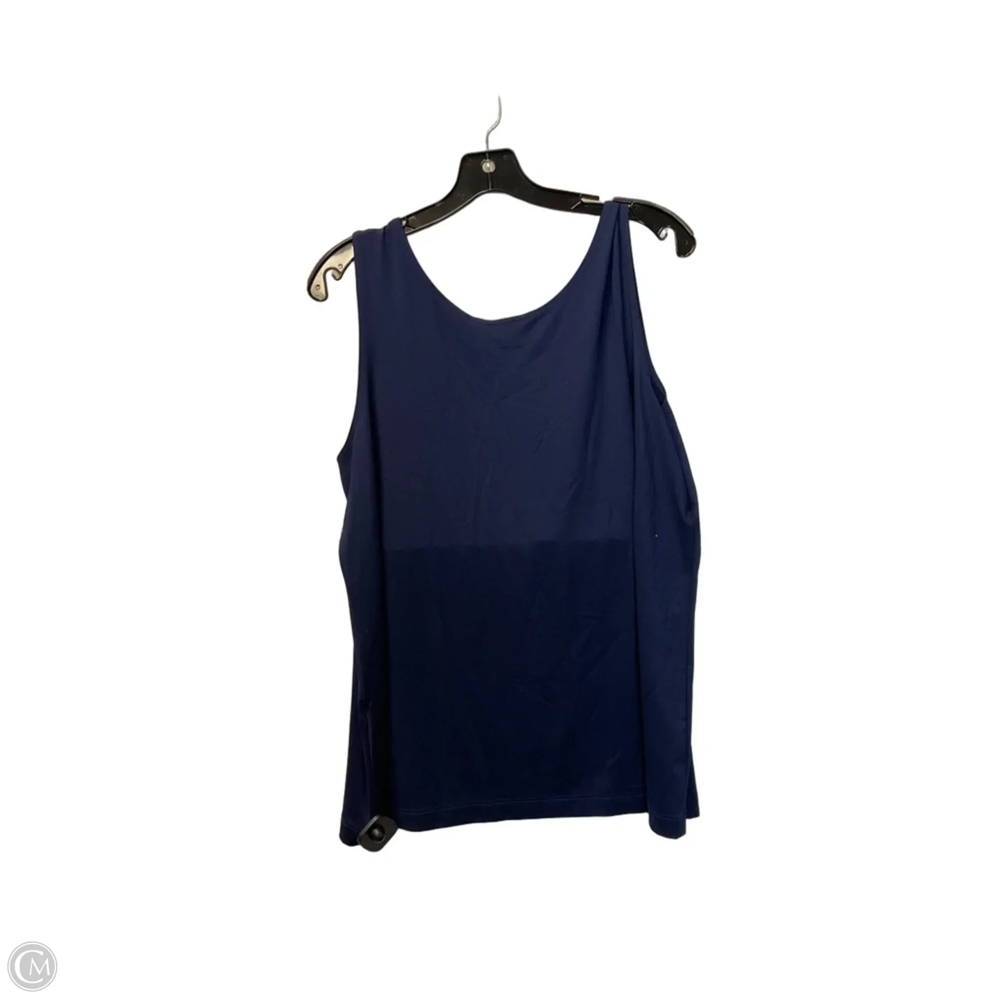 Top Sleeveless Basic By Chicos In Blue, Size: L