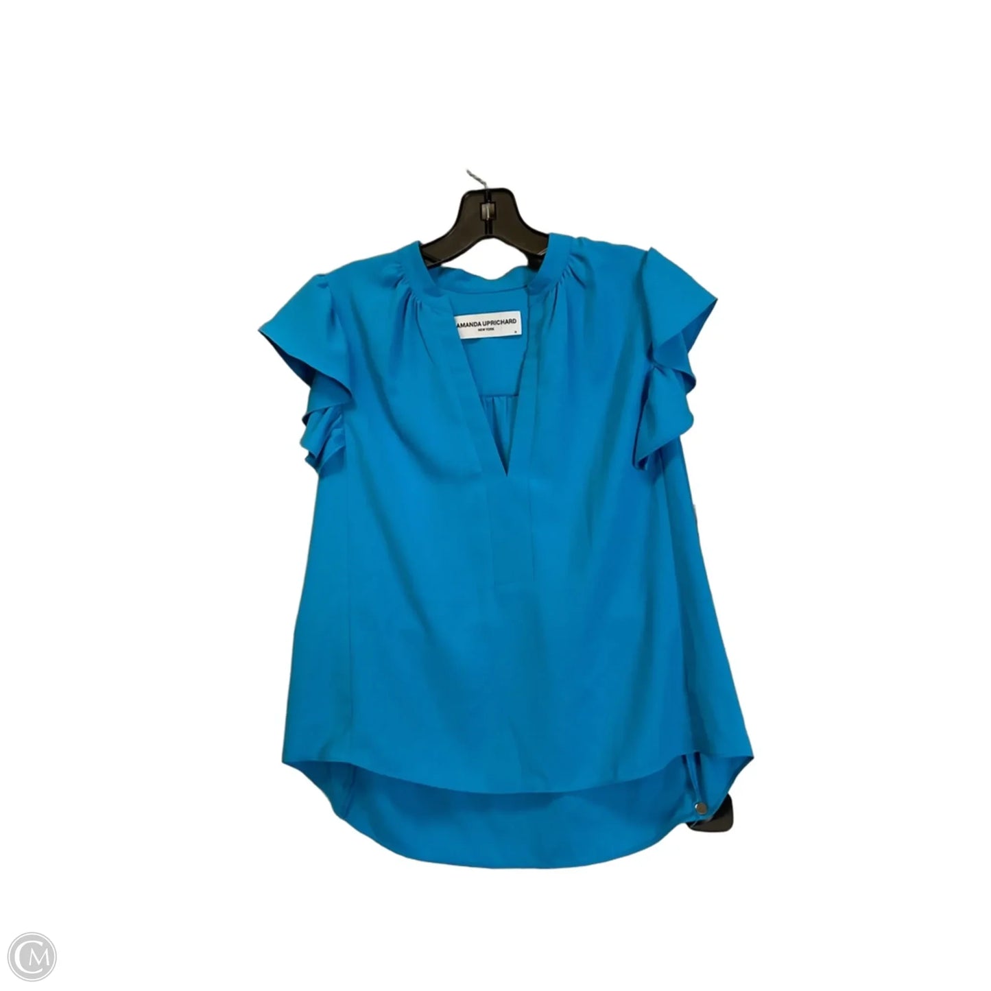 Top Sleeveless By Amanda Uprichard In Blue, Size: M