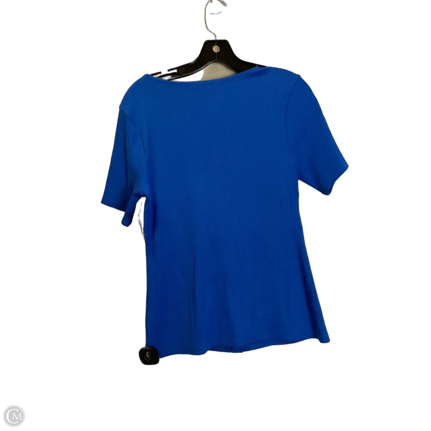 Top Short Sleeve By White House Black Market In Blue, Size: M