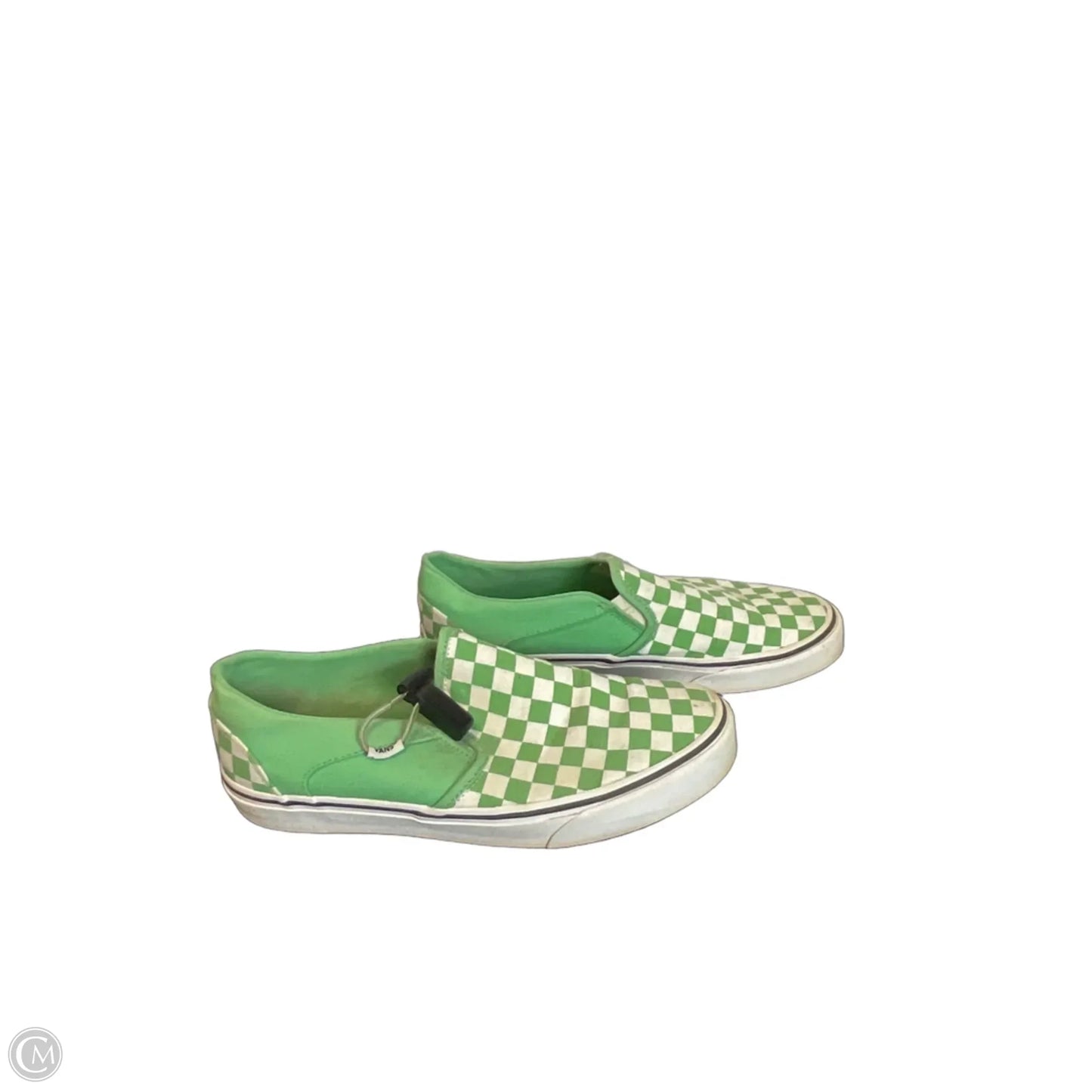 Shoes Flats By Vans In Green, Size: 11