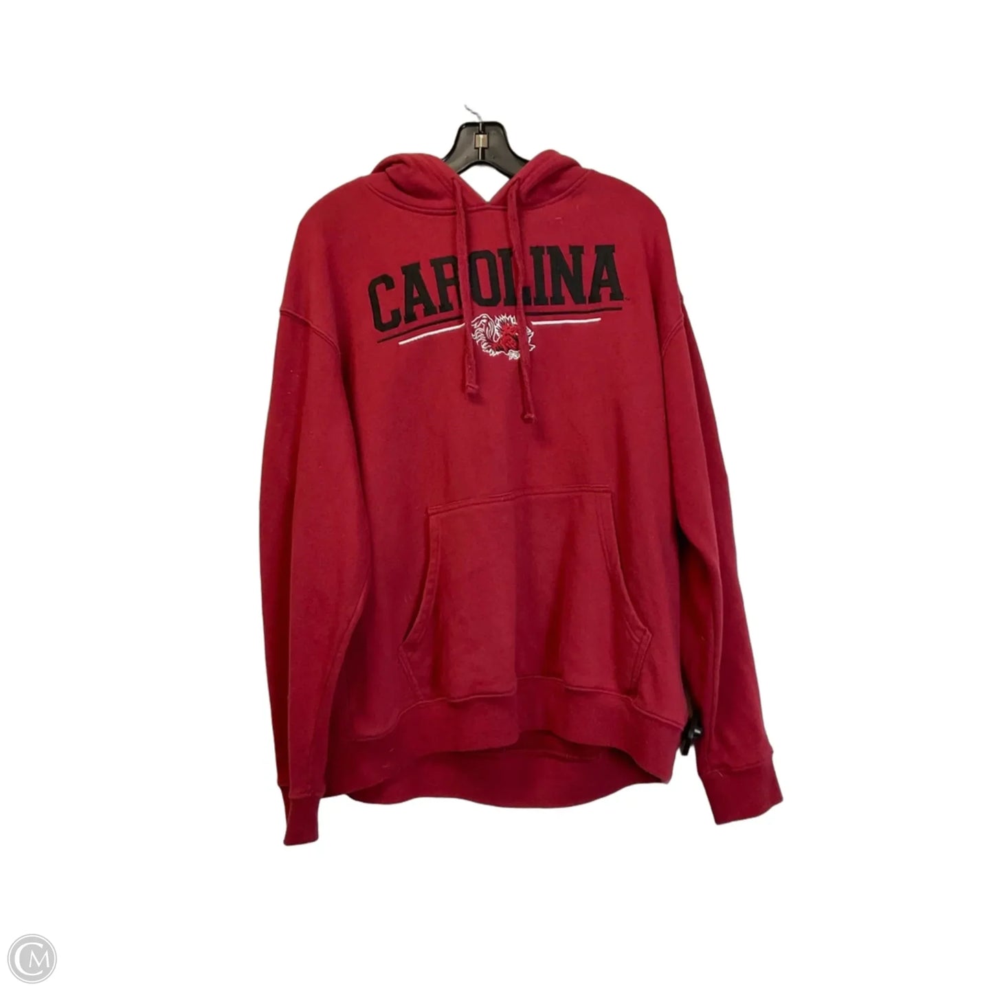 Sweatshirt Hoodie By Clothes Mentor In Red, Size: L