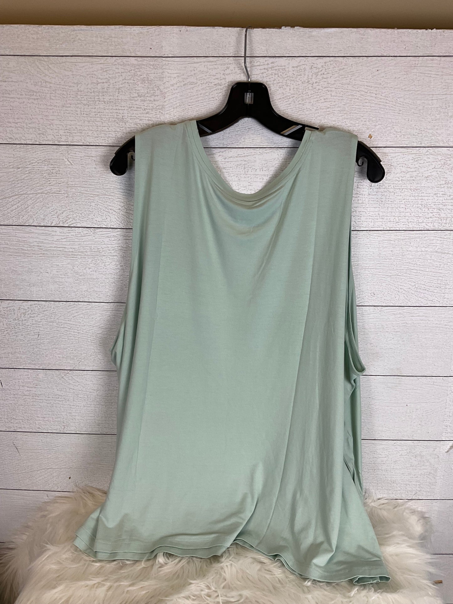 Blue Top Sleeveless A New Day, Size 4x