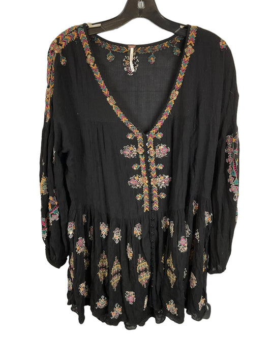 Black Top Long Sleeve Free People, Size S