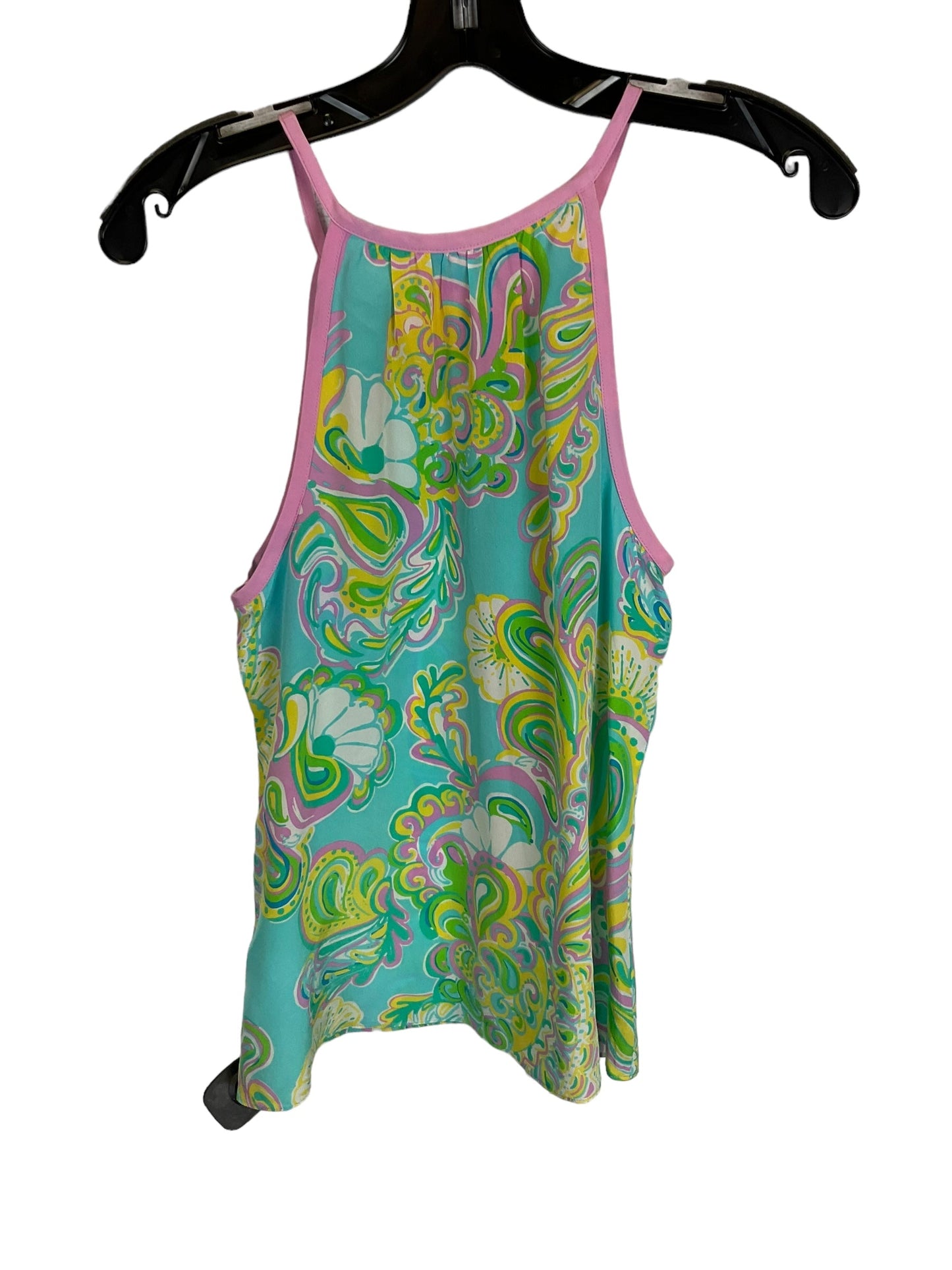 Blue Top Sleeveless Designer Lilly Pulitzer, Size S