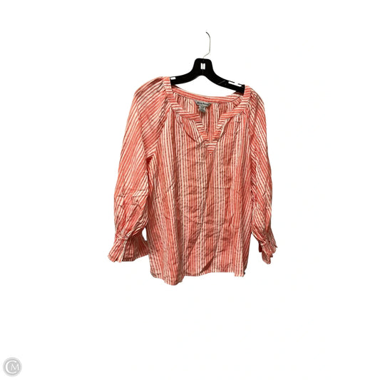 Top Long Sleeve By Tommy Bahama In Pink, Size: M