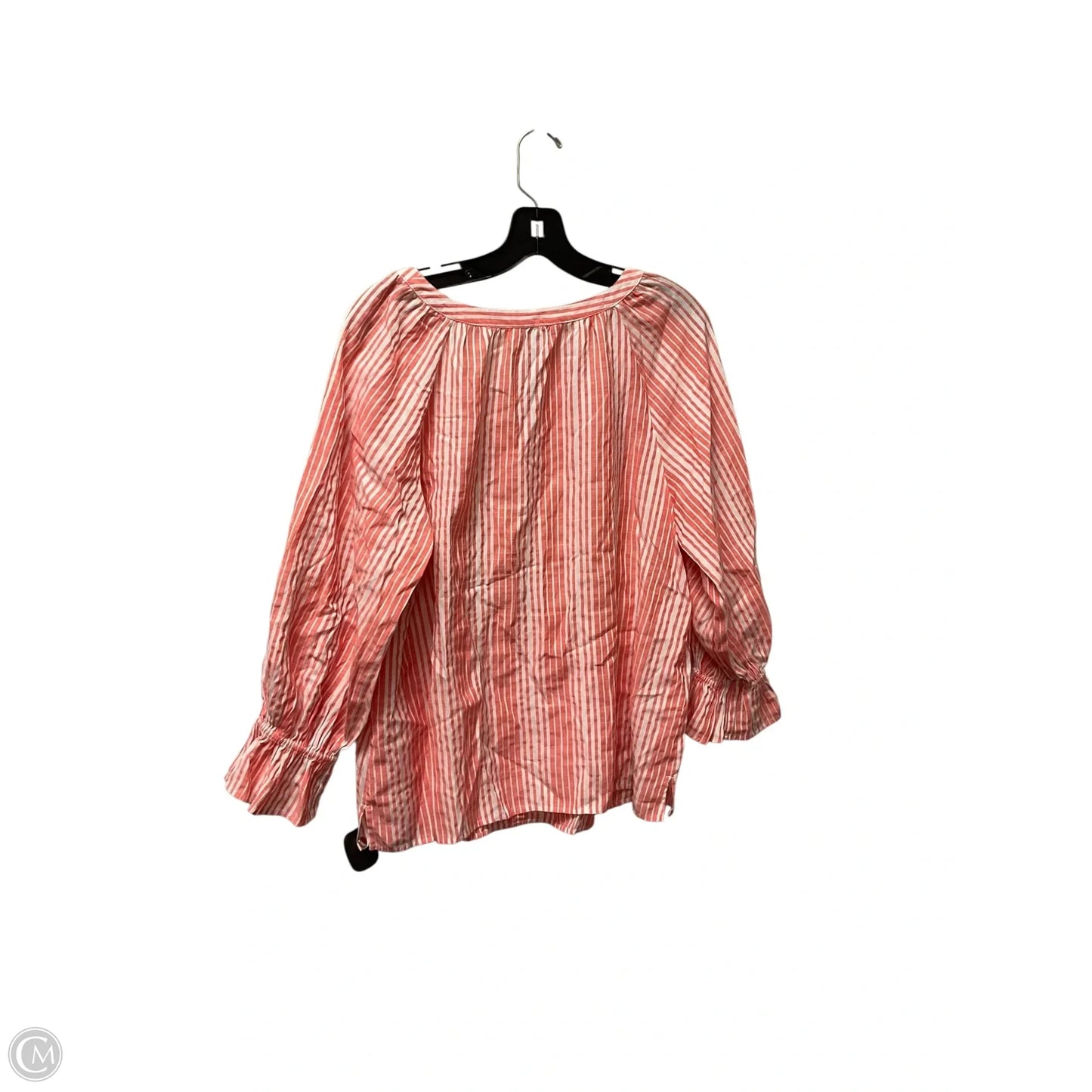 Top Long Sleeve By Tommy Bahama In Pink, Size: M