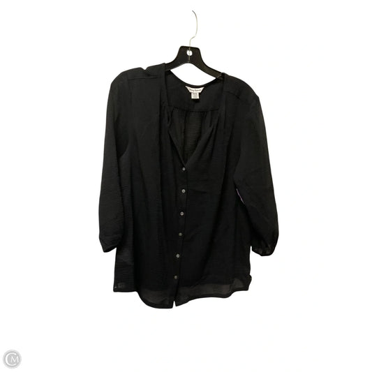 Top Long Sleeve Basic By Tommy Bahama In Black, Size: M