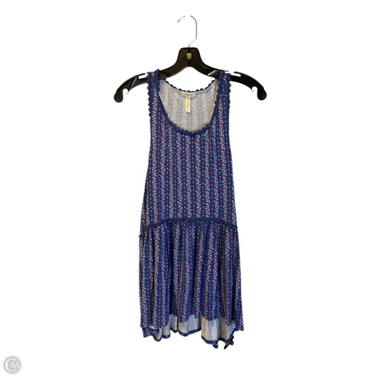 Top Sleeveless By Matilda Jane In Blue, Size: M